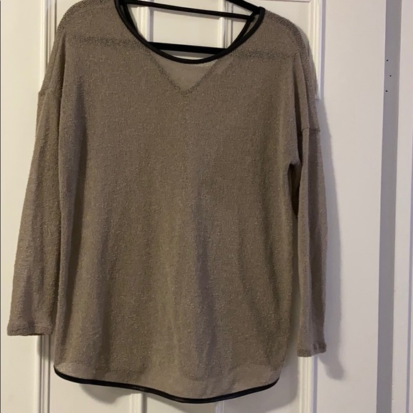 Ooyoo beige and black knit sweater - Picture 4 of 4